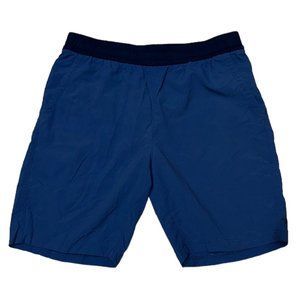 Men's The North Face Nylon Athletic Shorts Navy Blue Size‎ Large